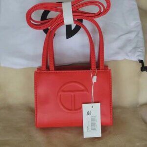 Telfar Small Red Shopping Bag